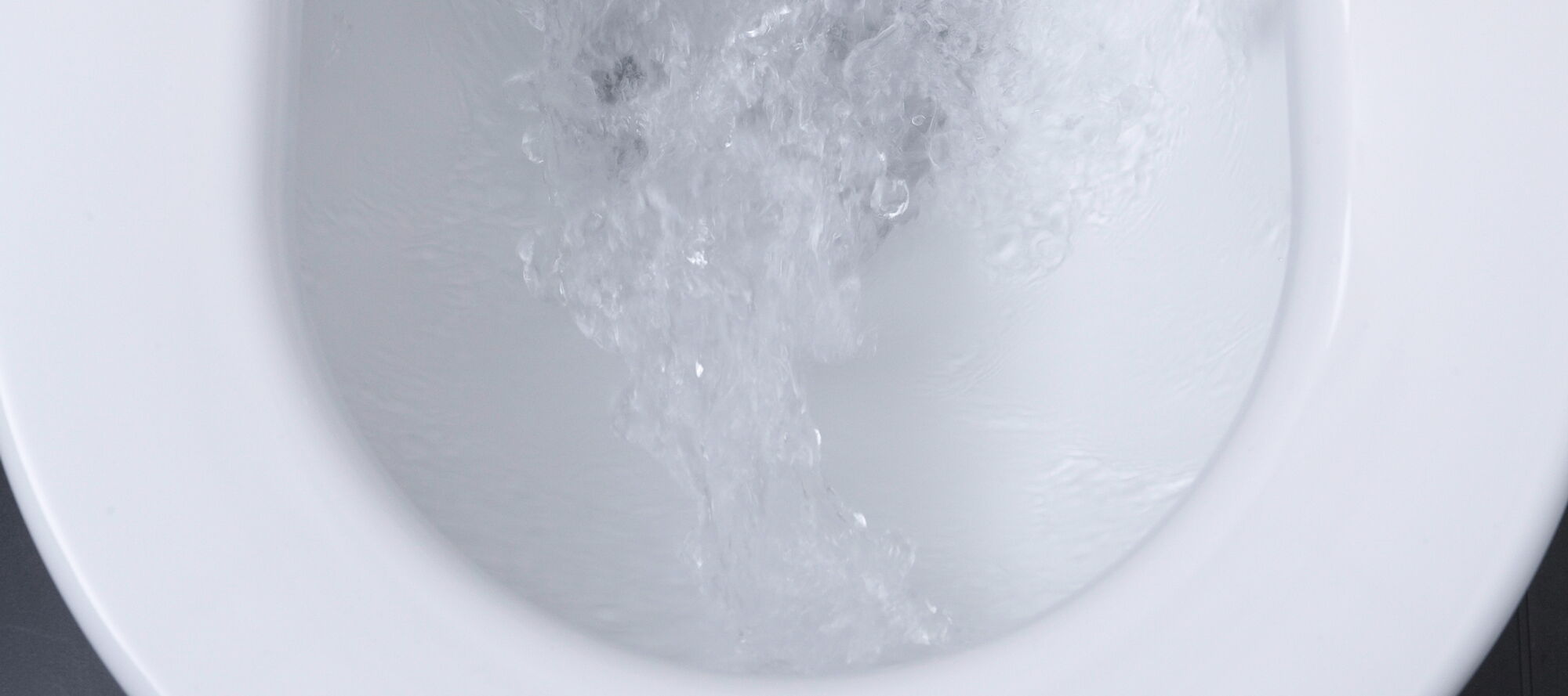 Toilette wird mit Regenwasser gespült