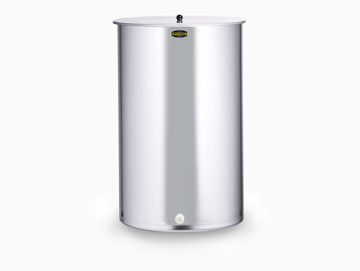 Stainless steel rain barrel